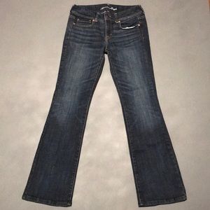 American Eagle Outfitters Women's Dark Blue Boot Cut Jeans
